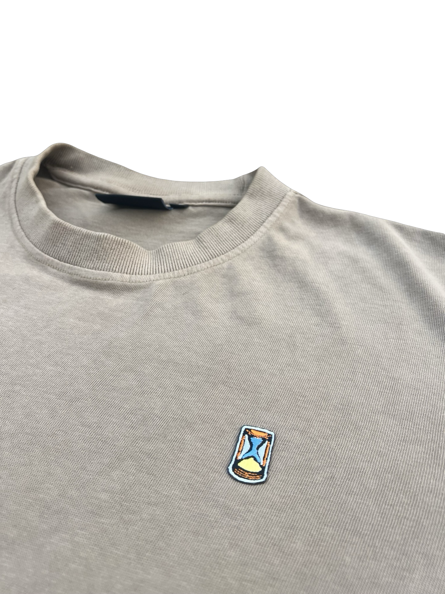 NTHNGLFT logo-patch jersey cotton T-shirt- White