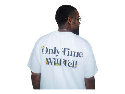NTHNGLFT logo-patch jersey cotton T-shirt- White