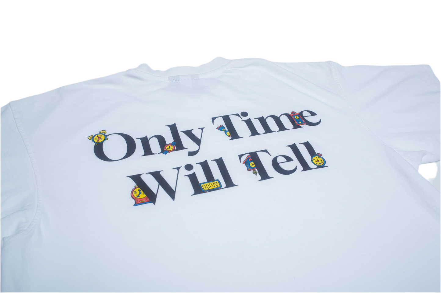 NTHNGLFT logo-patch jersey cotton T-shirt- White