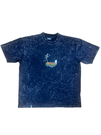 Nthnglft “Enjoy Your Time Here” T-Shirt- Mineral Wash Black