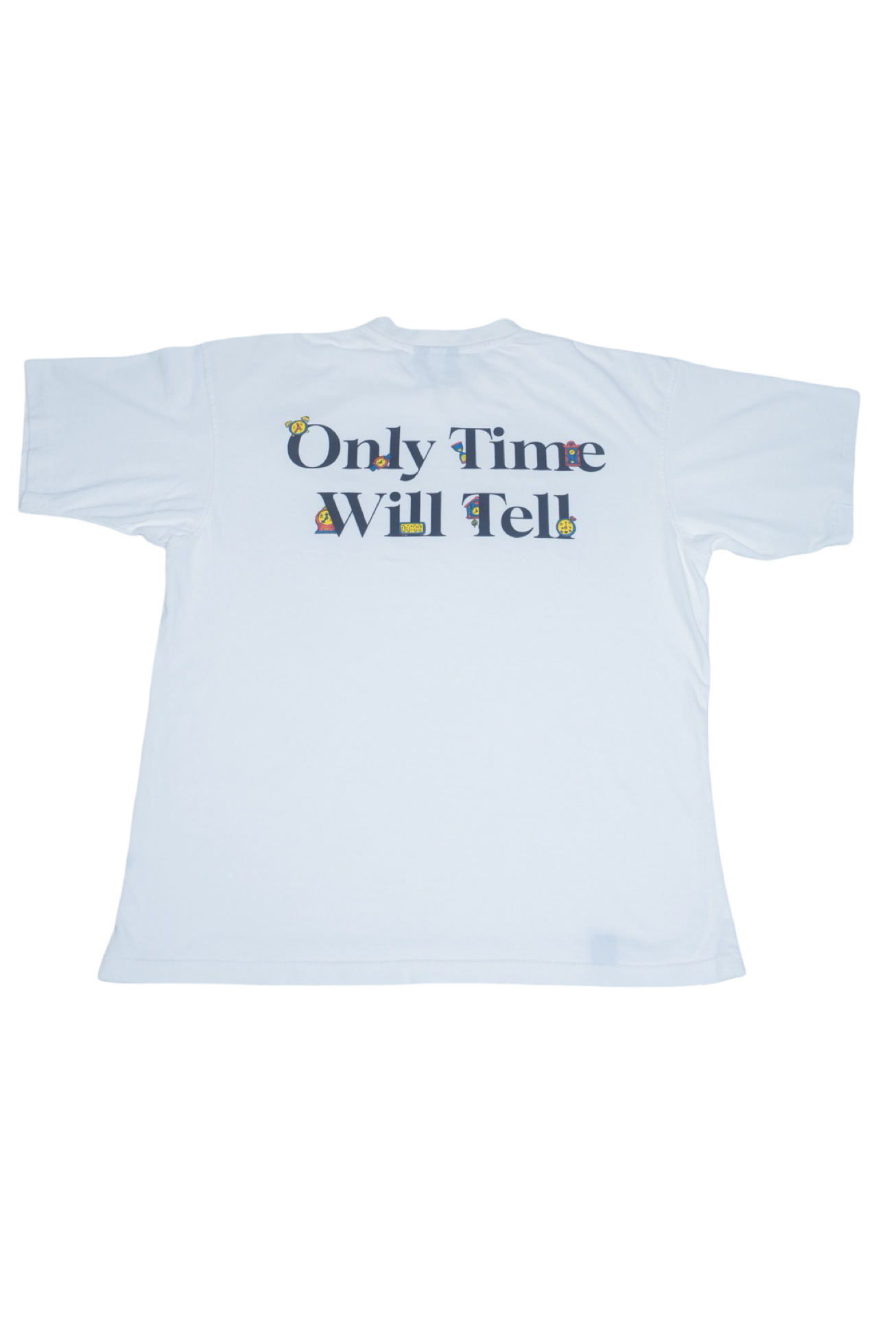 NTHNGLFT logo-patch jersey cotton T-shirt- White
