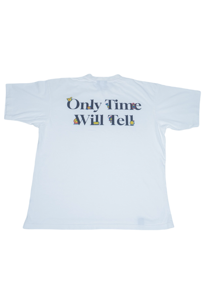 NTHNGLFT logo-patch jersey cotton T-shirt- White