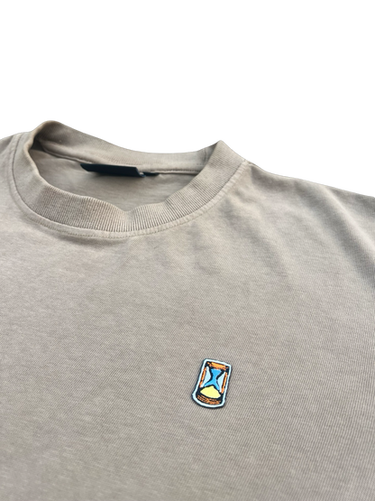 NTHNGLFT logo-patch jersey cotton T-shirt- White